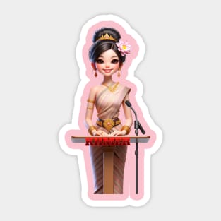 Khmer Teacher Sticker